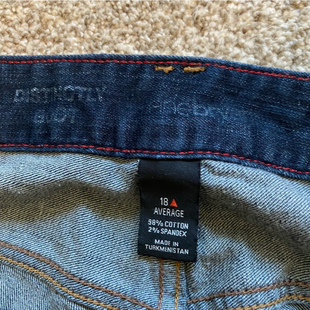 Lane Bryant Bootcut Jeans, 18, Dark Wash Blue Western Wide Leg - Picture 3 of 6